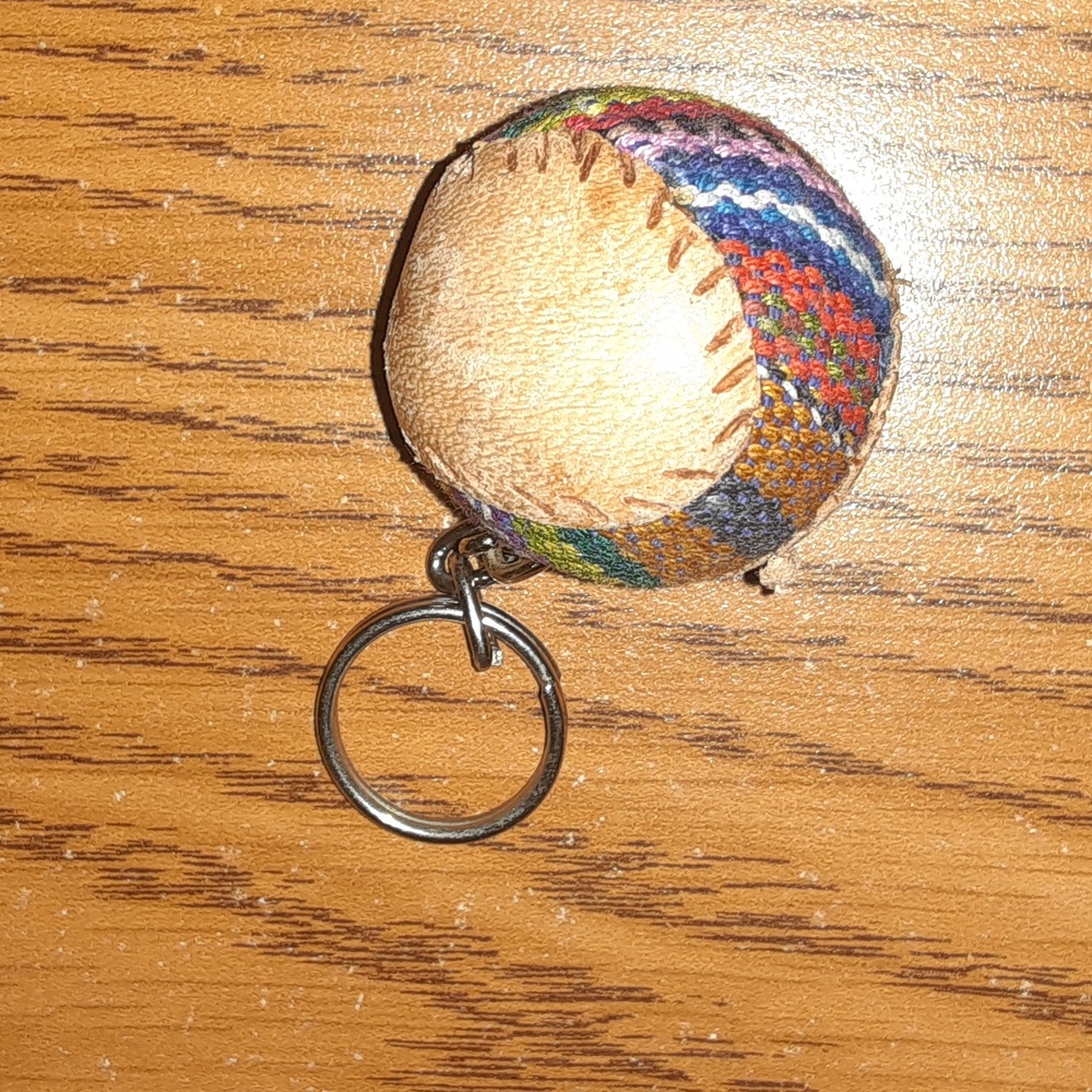 VINTAGE GUATEMALA KEYCHAIN CHARM GOOD CONDITION